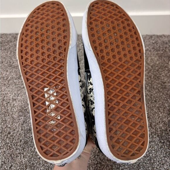 Vans Sk8-Hi Tapestry Black & Bone Skate Shoes | Size 6.5M / 8W - Picture 8 of 14